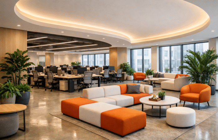 modern office interior design dubai, uae