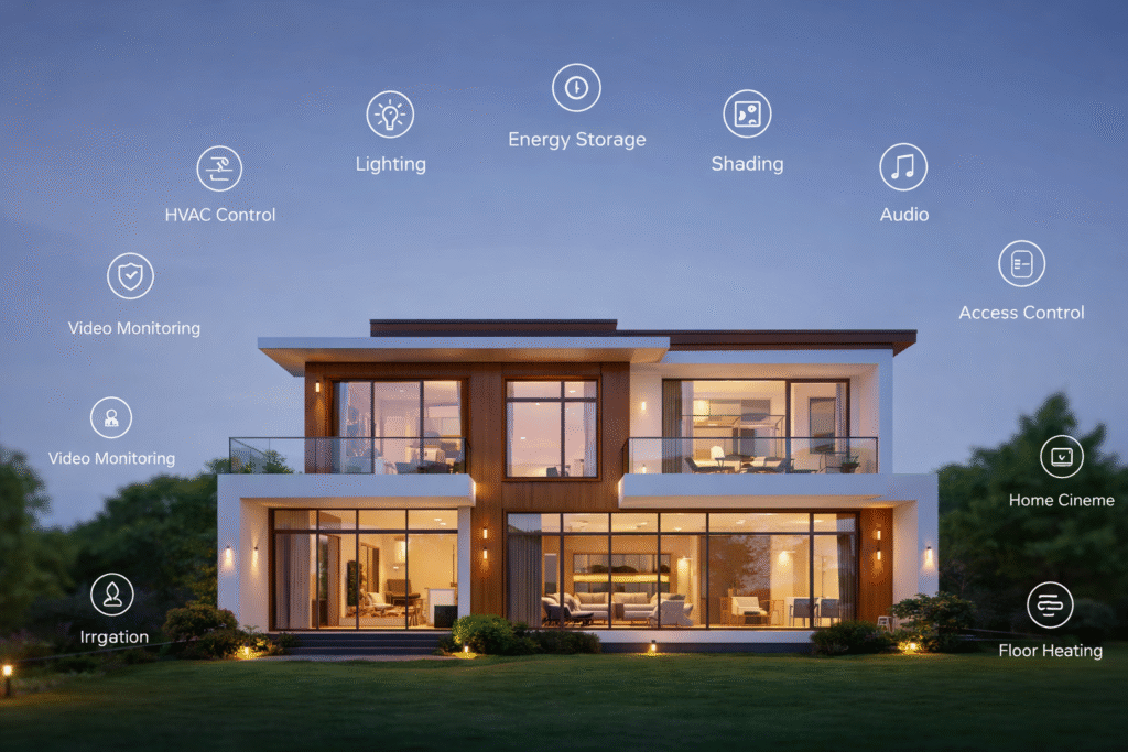 Smart Home Integration in Villas-Gadiyar Engineering